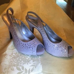 Lulu Townsend open toe sling back platform